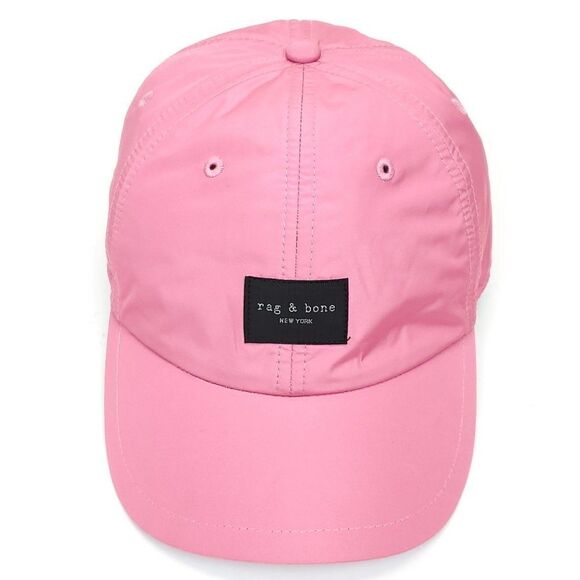 Rag & Bone Addison Baseball Cap in Magenta